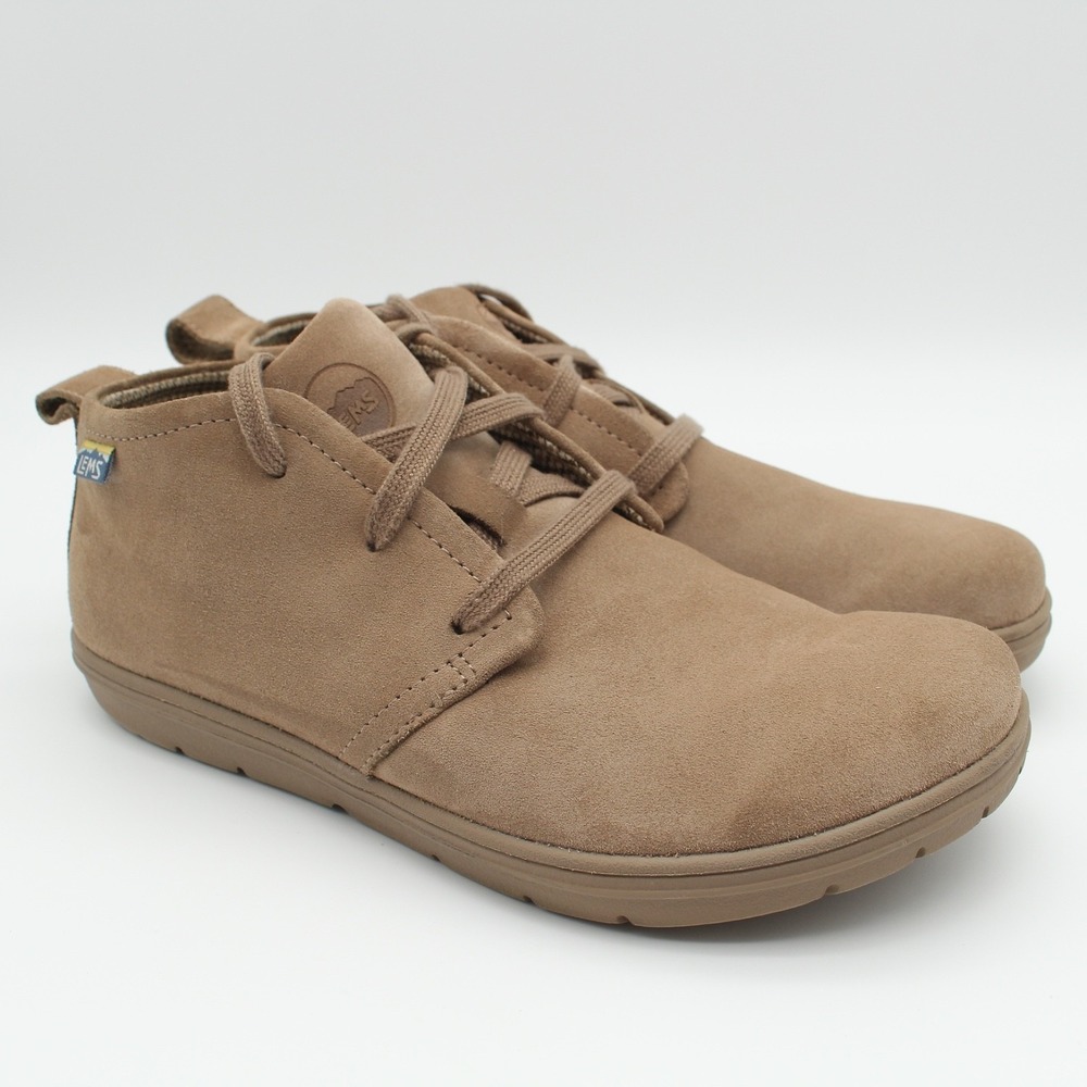 Lems Chukka Boots Womens Size 10 Sandstone Suede Lace Up Barefoot